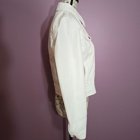 NWOT CiSono white denim jacket - Picture 11 of 11